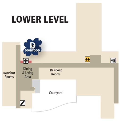 Care Center lower level map