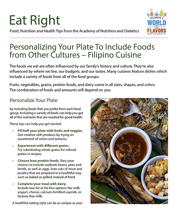 Foods from Other Cultures – Filipino